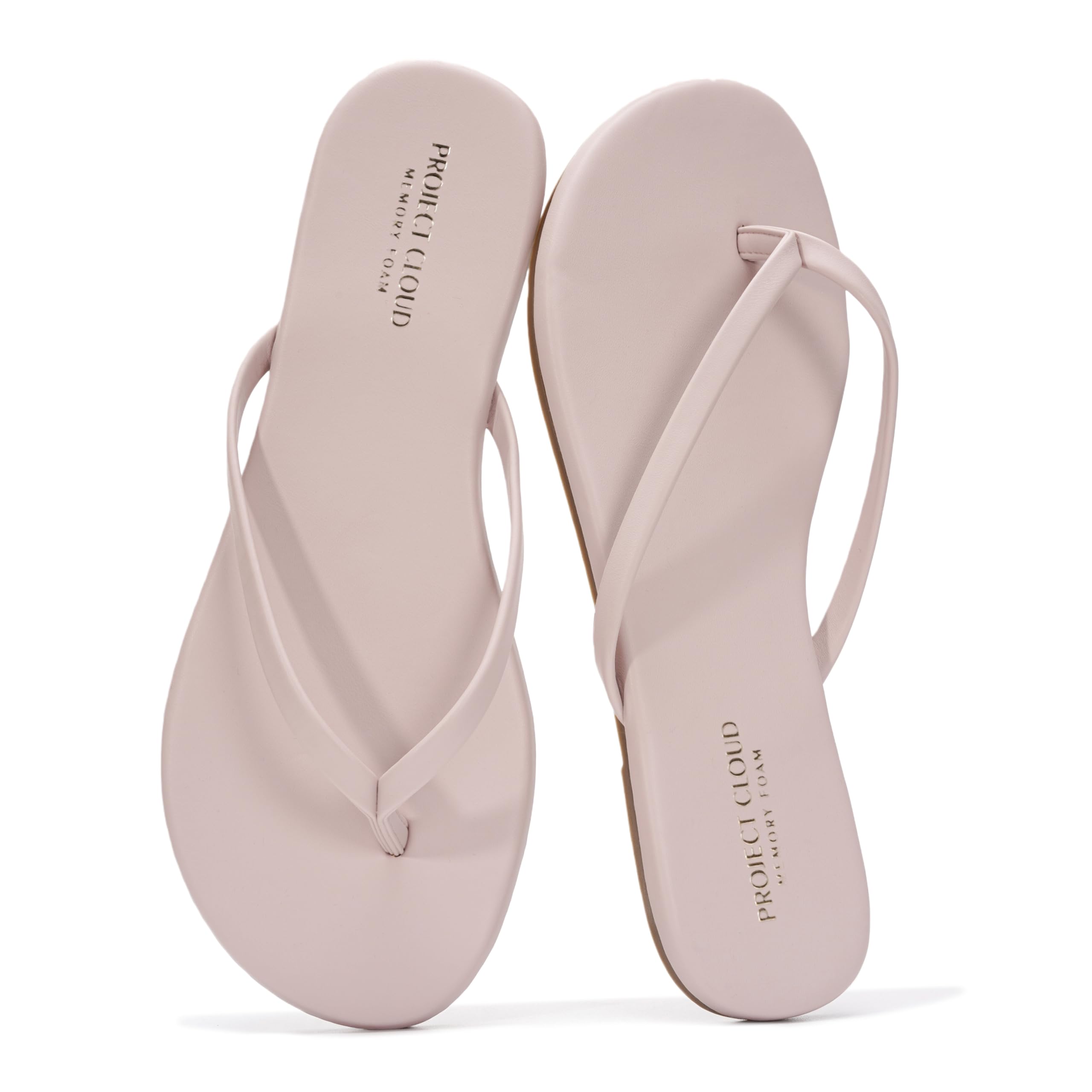 Foundations | Flip Flops de Eco-Cuero | Memory Foam | Ligeras | Antideslizantes