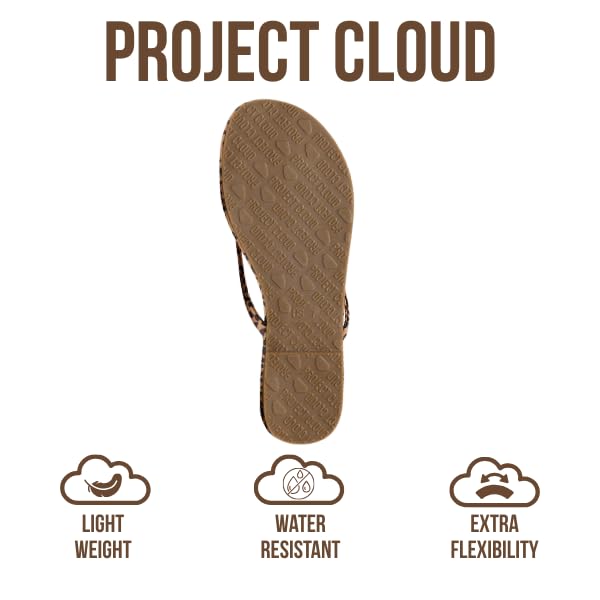 Foundations | Flip Flops de Eco-Cuero | Memory Foam | Ligeras | Antideslizantes