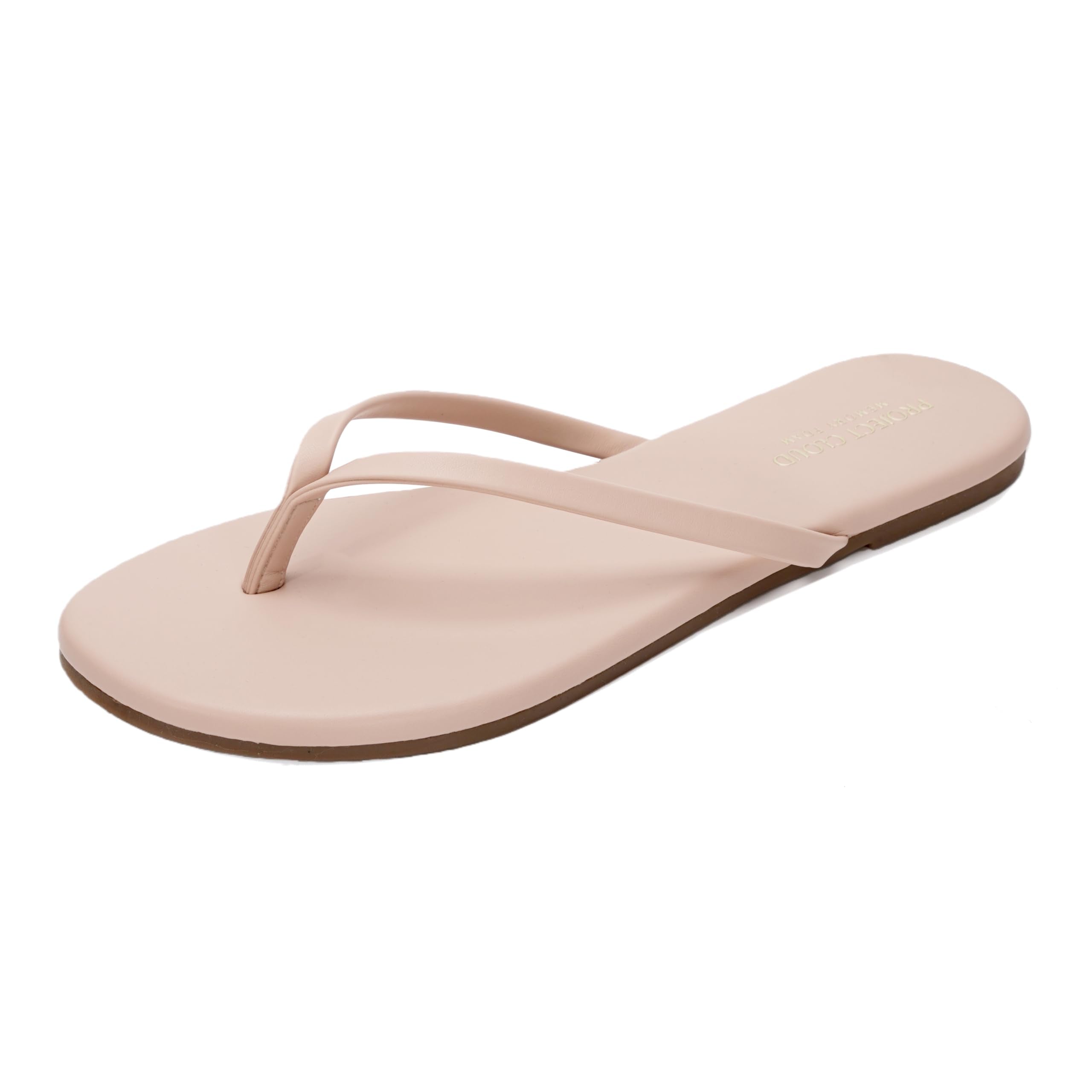 Foundations | Flip Flops de Eco-Cuero | Memory Foam | Ligeras | Antideslizantes
