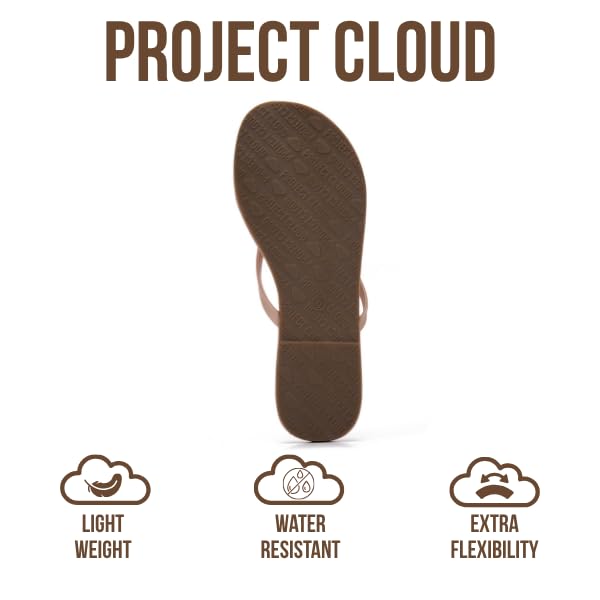 Foundations | Flip Flops de Eco-Cuero | Memory Foam | Ligeras | Antideslizantes