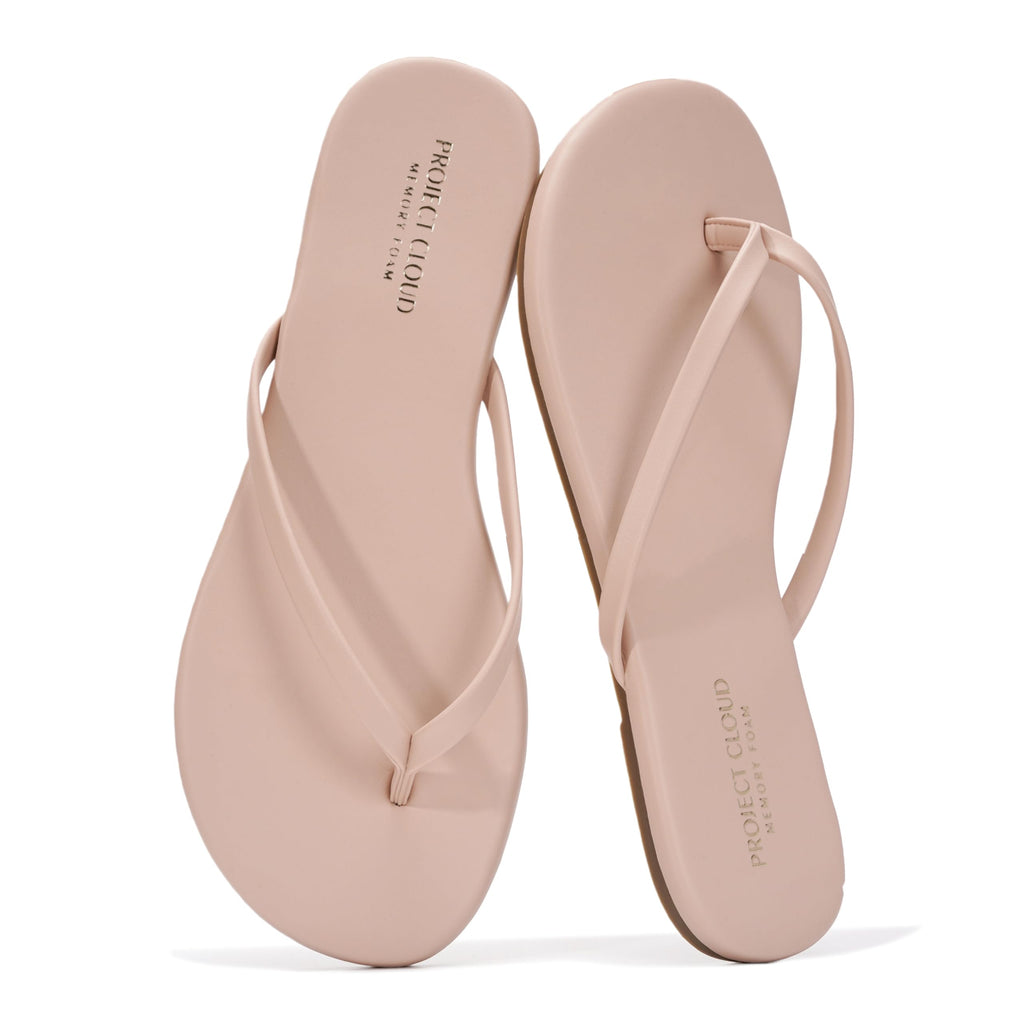 Foundations | Flip Flops de Eco-Cuero | Memory Foam | Ligeras | Antideslizantes