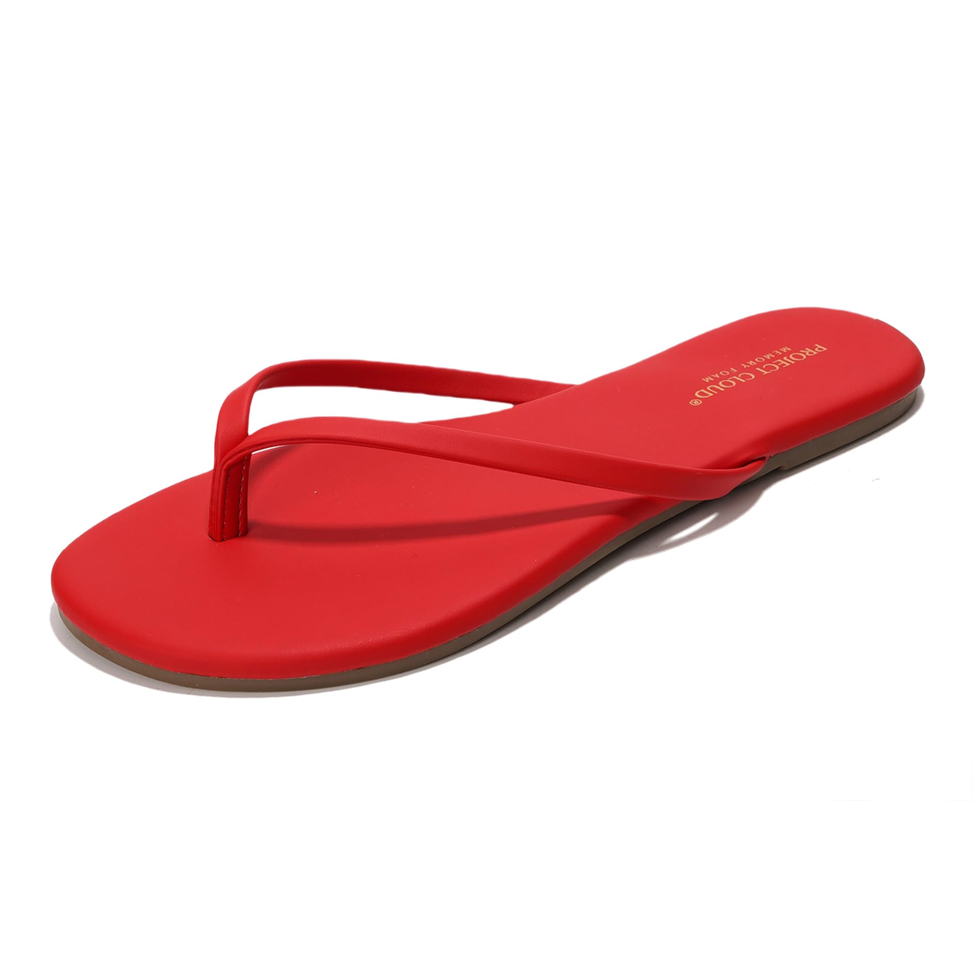 Foundations | Flip Flops de Eco-Cuero | Memory Foam | Ligeras | Antideslizantes