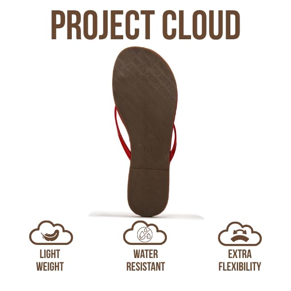 Foundations | Flip Flops de Eco-Cuero | Memory Foam | Ligeras | Antideslizantes