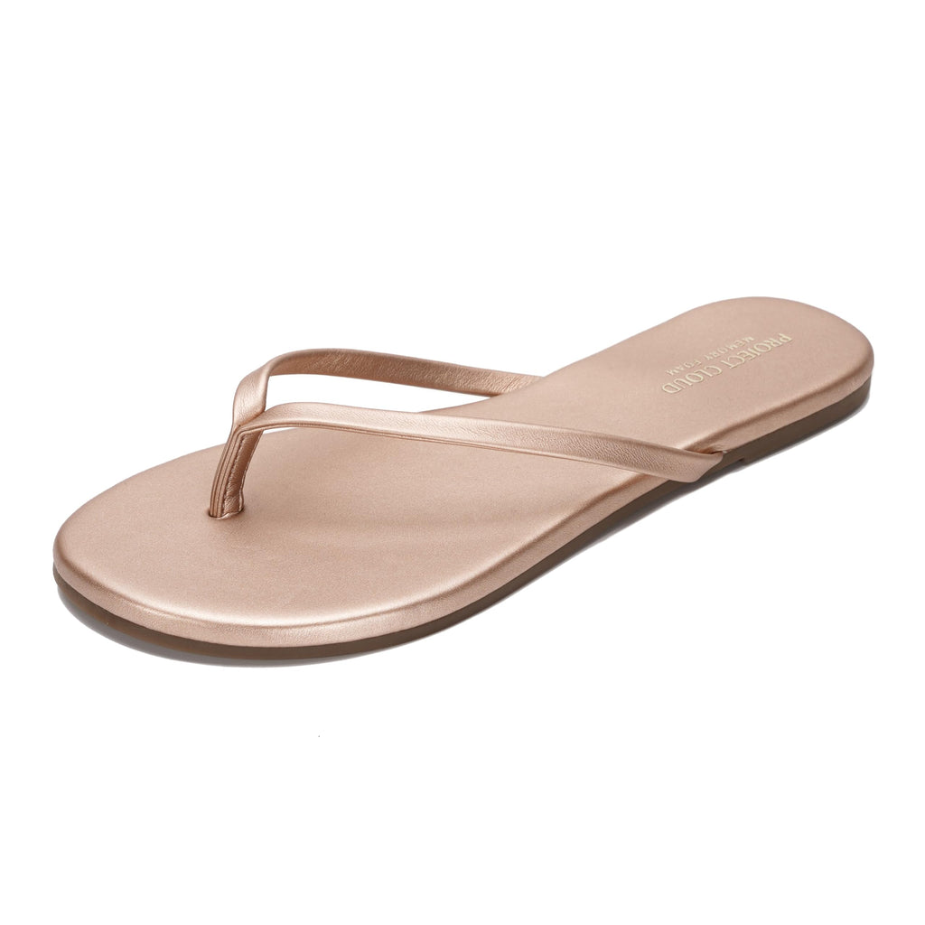Foundations | Flip Flops de Eco-Cuero | Memory Foam | Ligeras | Antideslizantes