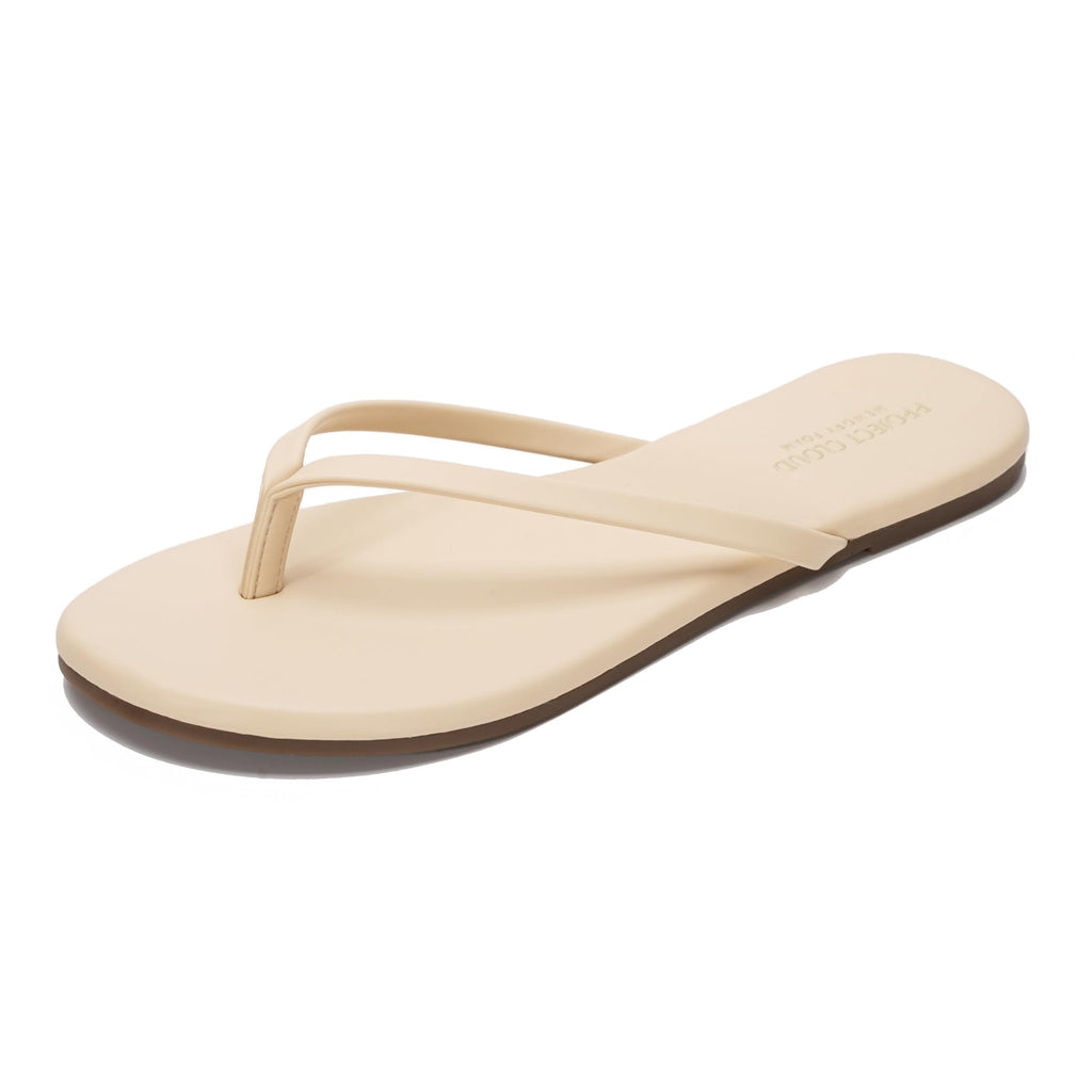 Foundations | Flip Flops de Eco-Cuero | Memory Foam | Ligeras | Antideslizantes