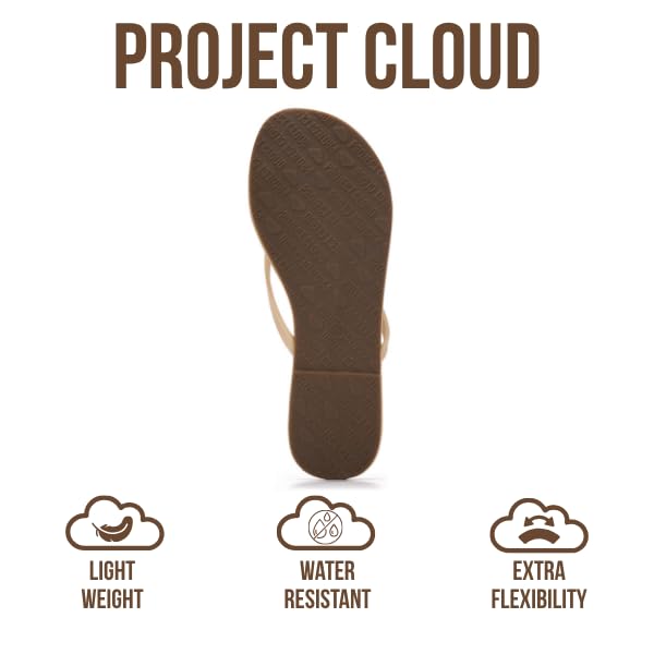 Foundations | Flip Flops de Eco-Cuero | Memory Foam | Ligeras | Antideslizantes