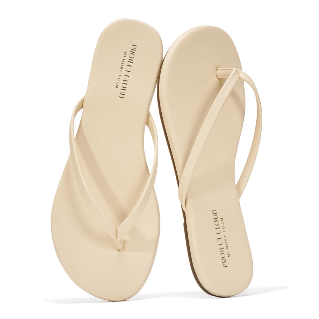 Foundations | Flip Flops de Eco-Cuero | Memory Foam | Ligeras | Antideslizantes
