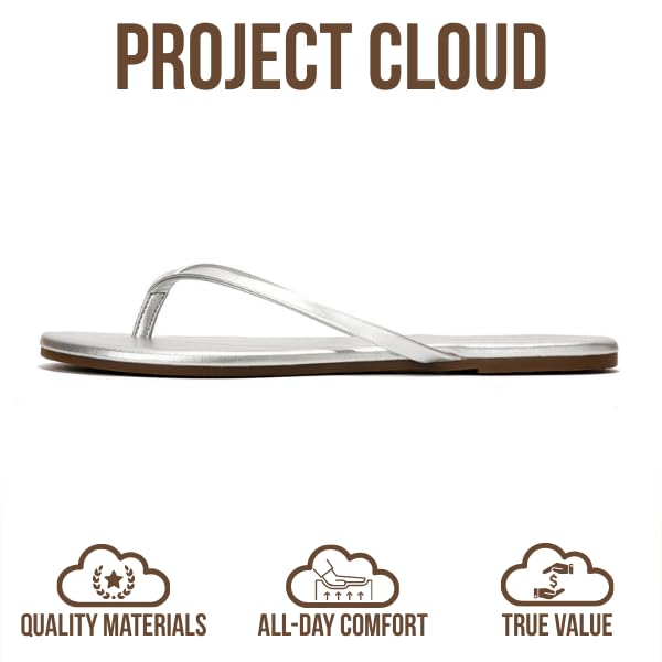 Foundations | Flip Flops de Eco-Cuero | Memory Foam | Ligeras | Antideslizantes