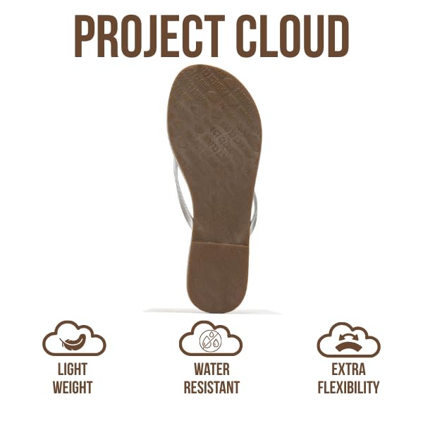 Foundations | Flip Flops de Eco-Cuero | Memory Foam | Ligeras | Antideslizantes