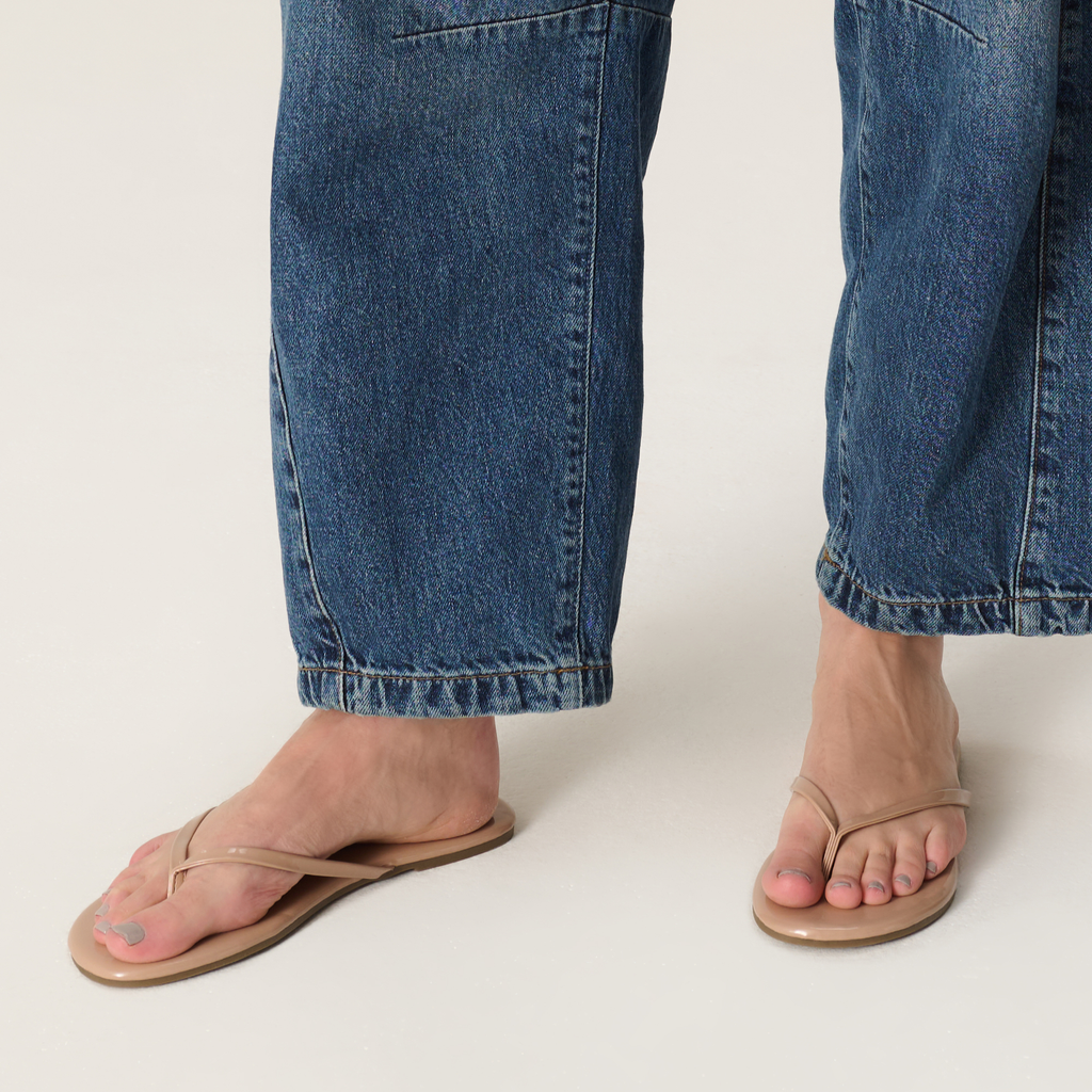 Foundations | Flip Flops de Eco-Cuero | Memory Foam | Ligeras | Antideslizantes