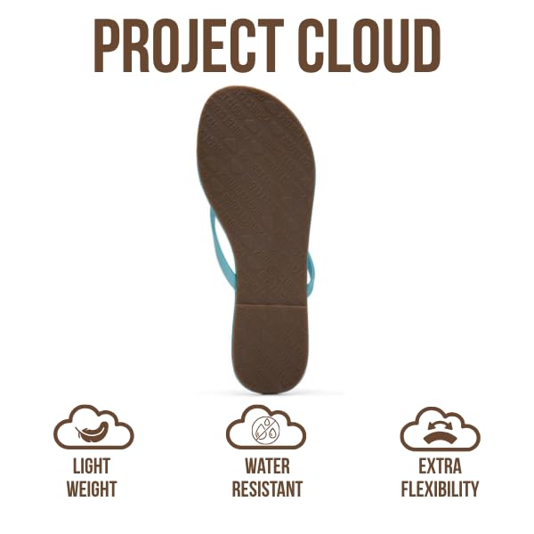 Foundations | Flip Flops de Eco-Cuero | Memory Foam | Ligeras | Antideslizantes