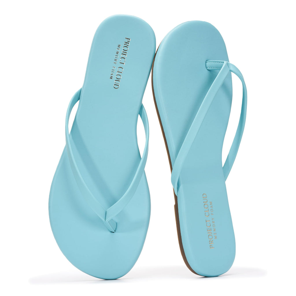 Foundations | Flip Flops de Eco-Cuero | Memory Foam | Ligeras | Antideslizantes