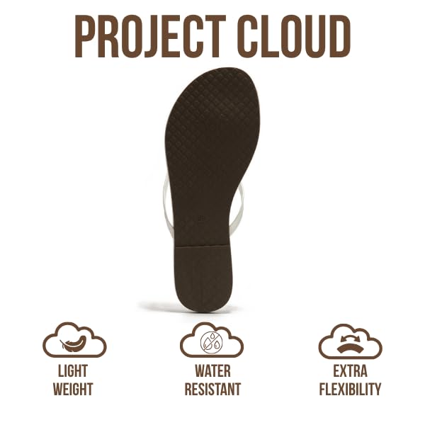 Foundations | Flip Flops de Eco-Cuero | Memory Foam | Ligeras | Antideslizantes