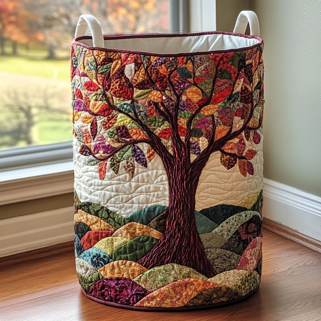 Árbol de la Vida | Cesto Artesanal de Ropa