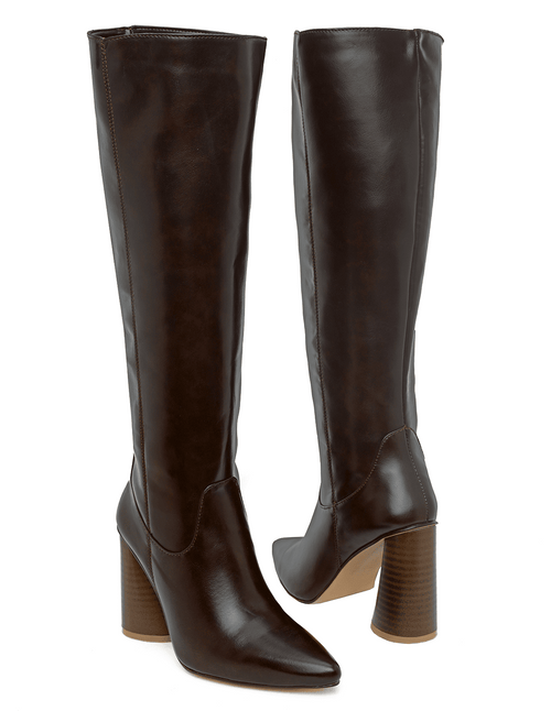 7961 BOTA ALTA TACÓN REDONDO ALBA
