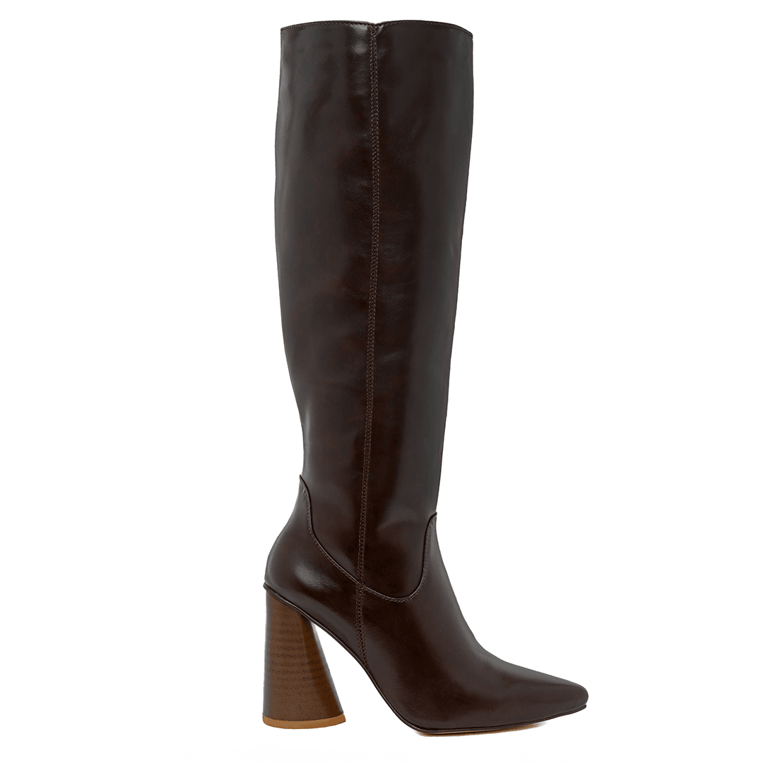 7961 BOTA ALTA TACÓN REDONDO ALBA