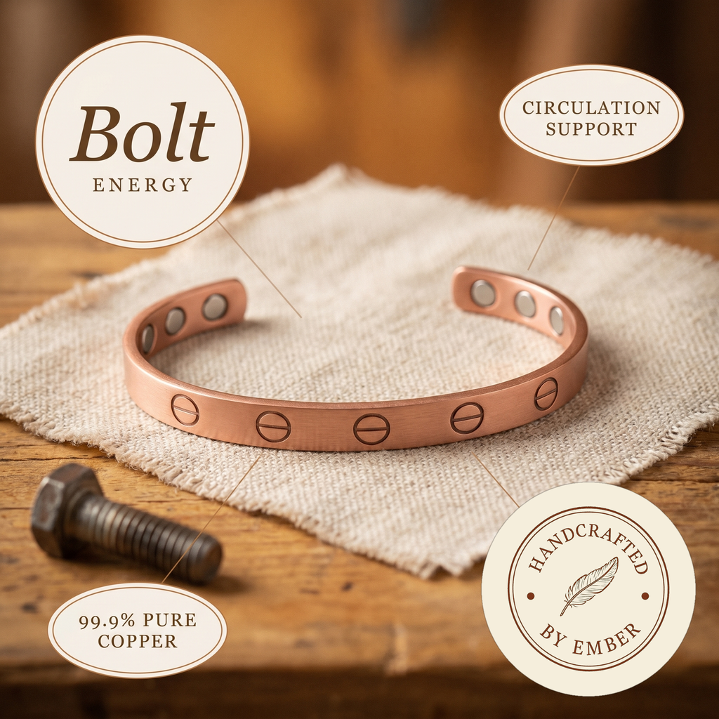 Pulsera de Cobre Ember's Bolt