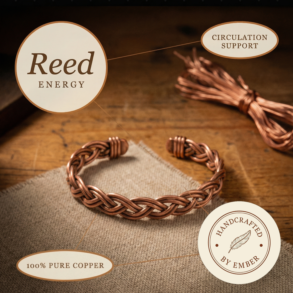 Tobillera de Cobre Ember's Reed
