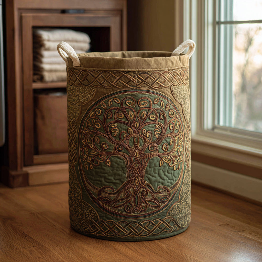 Árbol de la Vida | Cesto Artesanal de Ropa