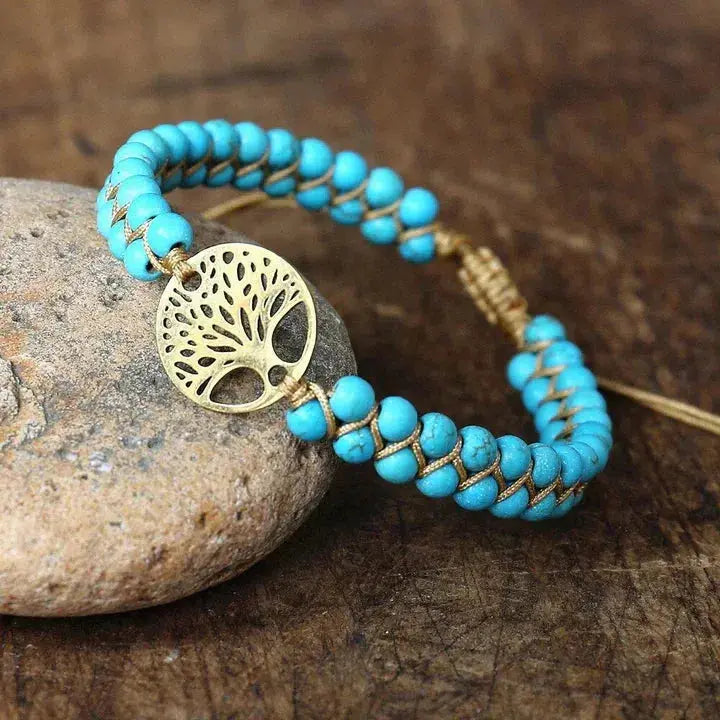 Pulsera Artesanal Atemporal de Turquesa