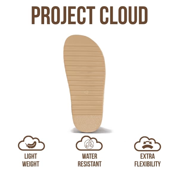 Havana | Sandalias de Plataforma de Cuero Genuino | Memory Foam | Ligeras | Antideslizantes