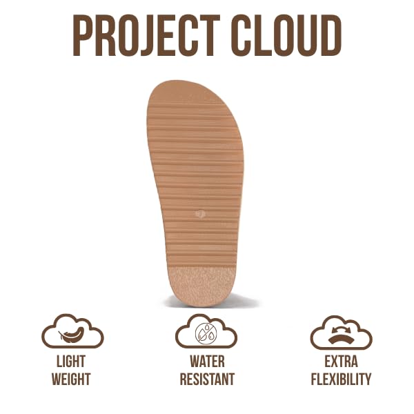 Havana | Sandalias de Plataforma de Cuero Genuino | Memory Foam | Ligeras | Antideslizantes