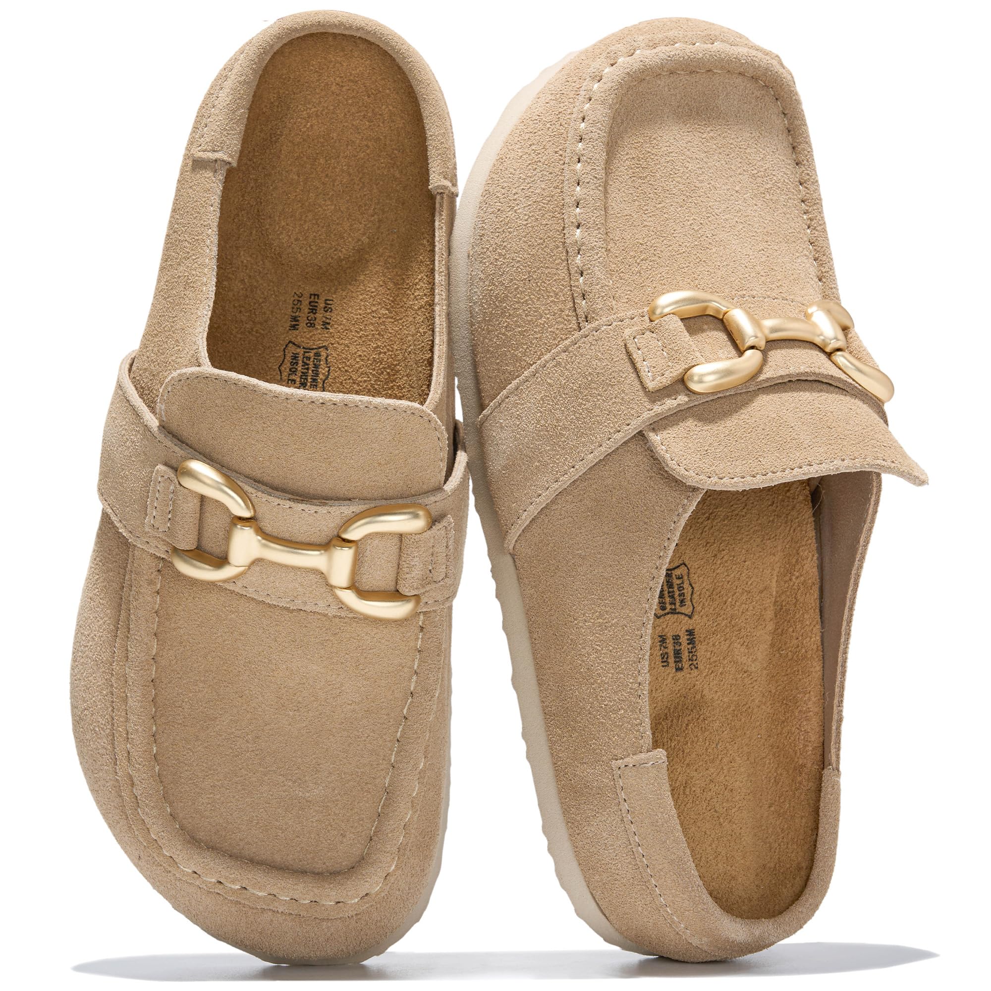 Holly | Mocasines de Cuero Genuino 100% | Ligeros | Antideslizantes