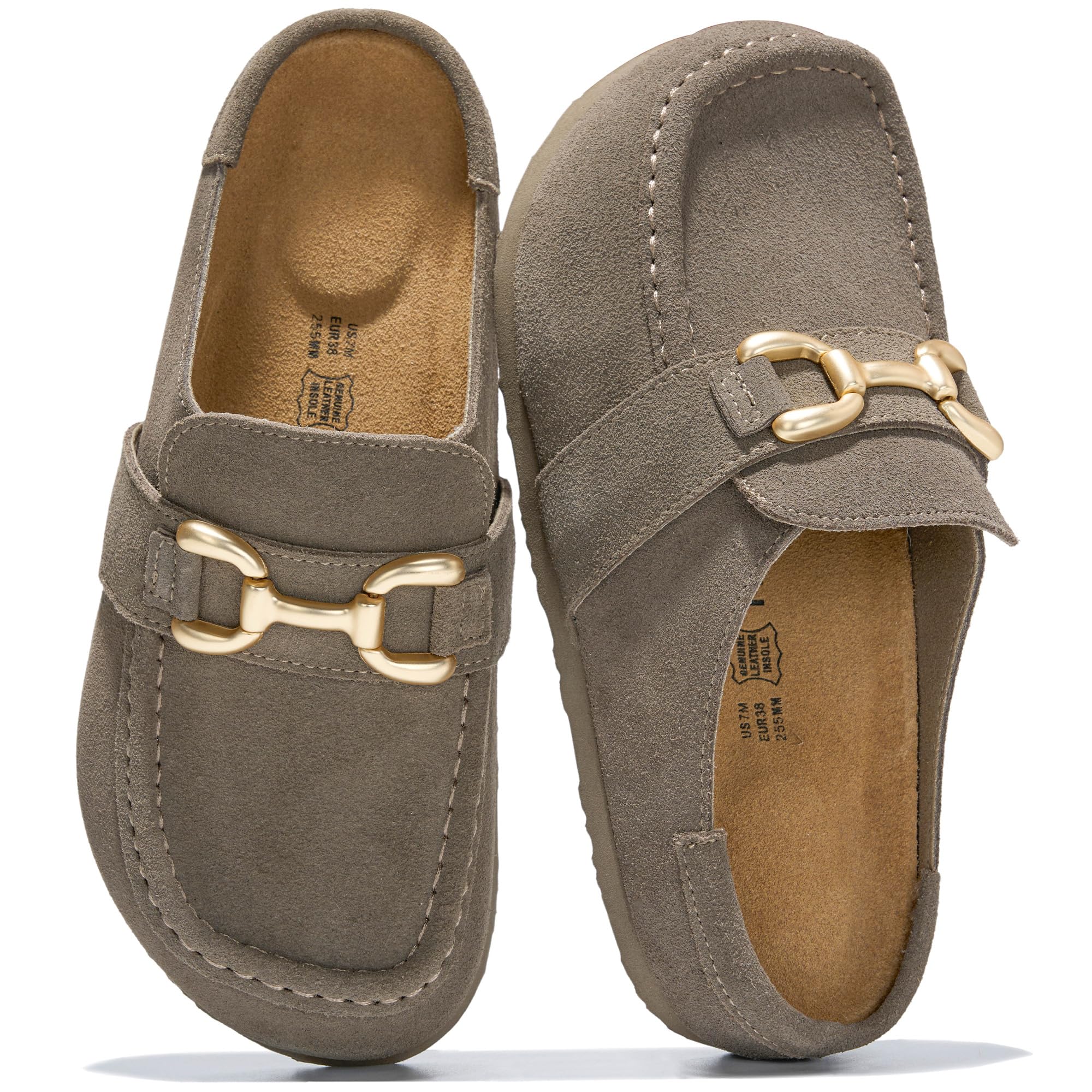 Holly | Mocasines de Cuero Genuino 100% | Ligeros | Antideslizantes