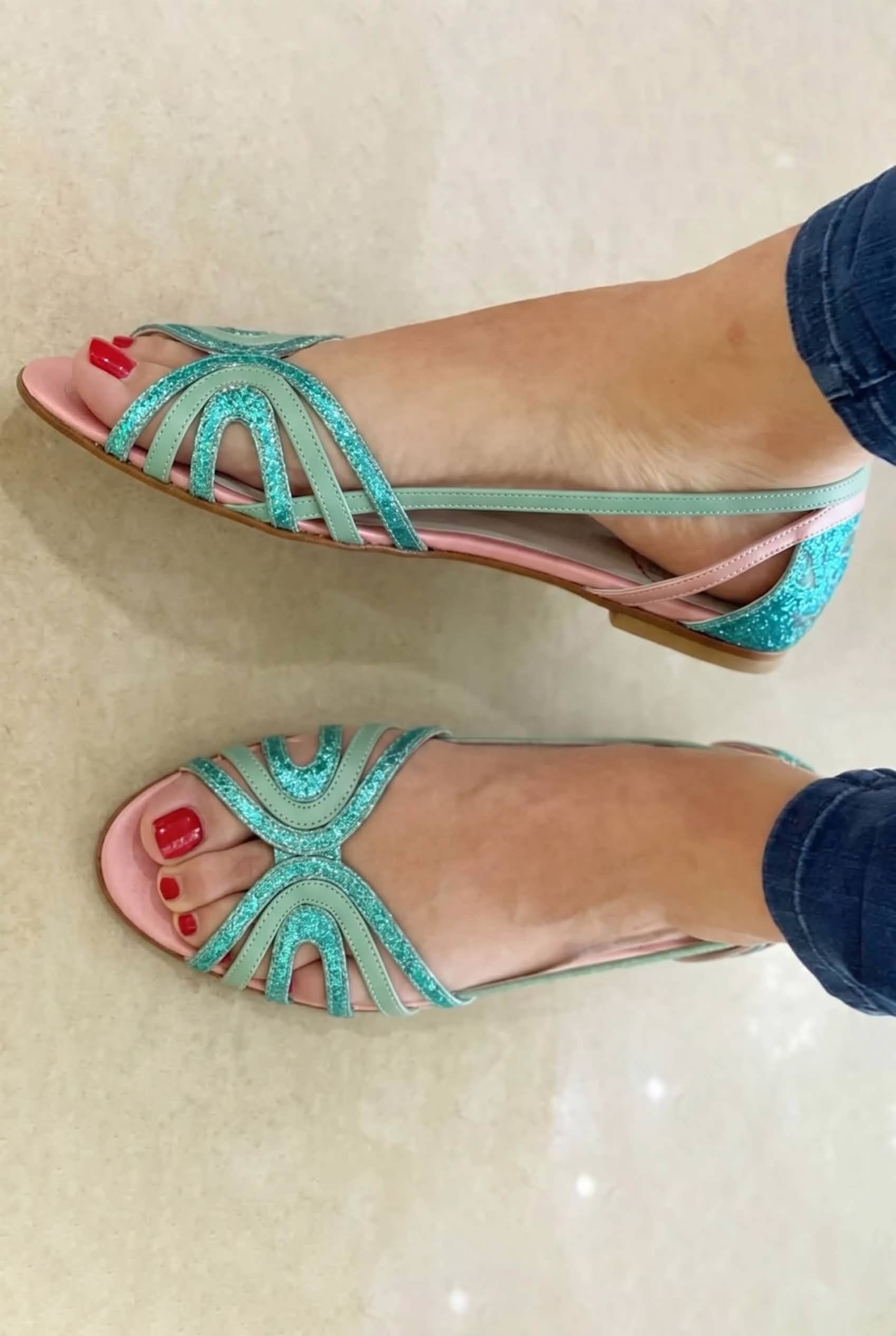 Eleonora | Sandalias de Comodidad Radiante