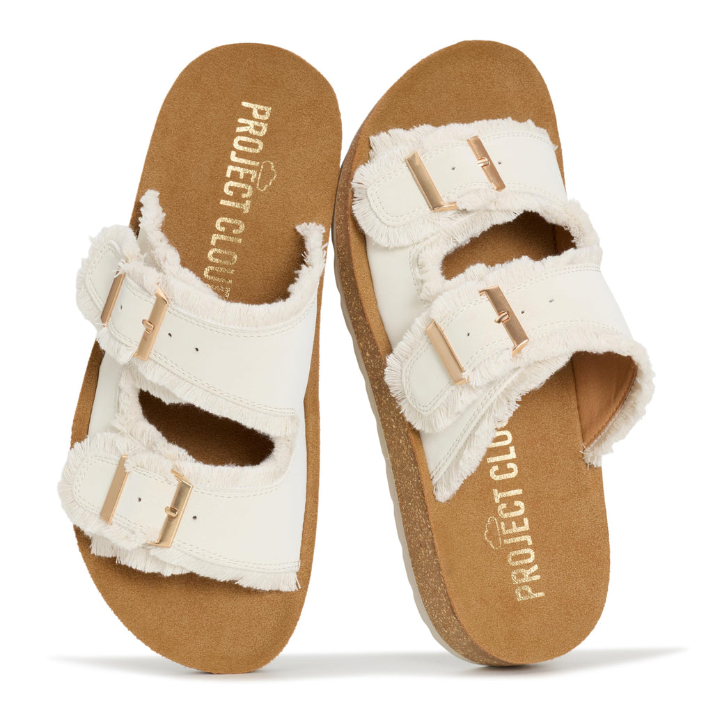 Light | Sandalias con Hebilla | Plantilla Suave y Acolchada | Ligeras | Antideslizantes