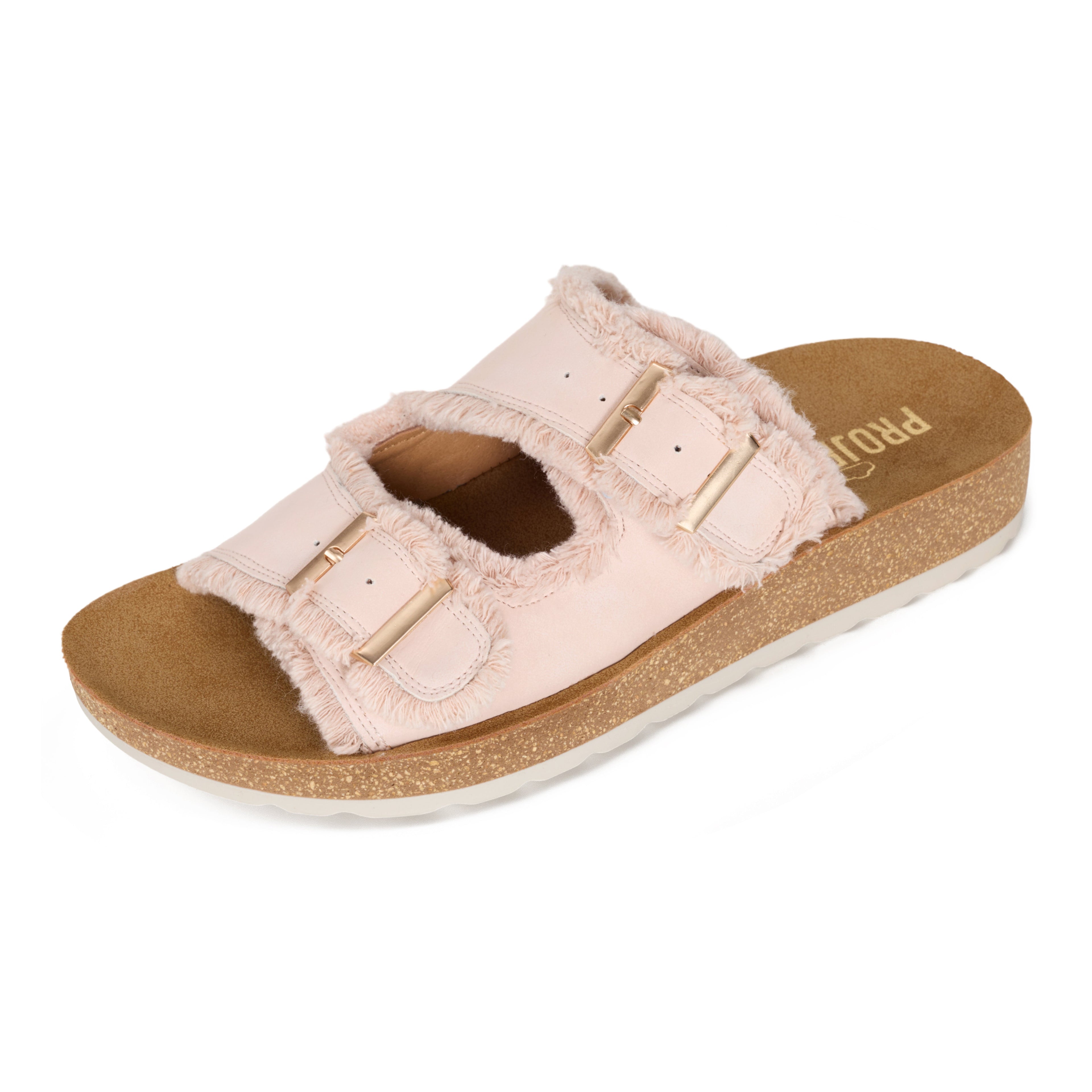 Light | Sandalias con Hebilla | Plantilla Suave y Acolchada | Ligeras | Antideslizantes