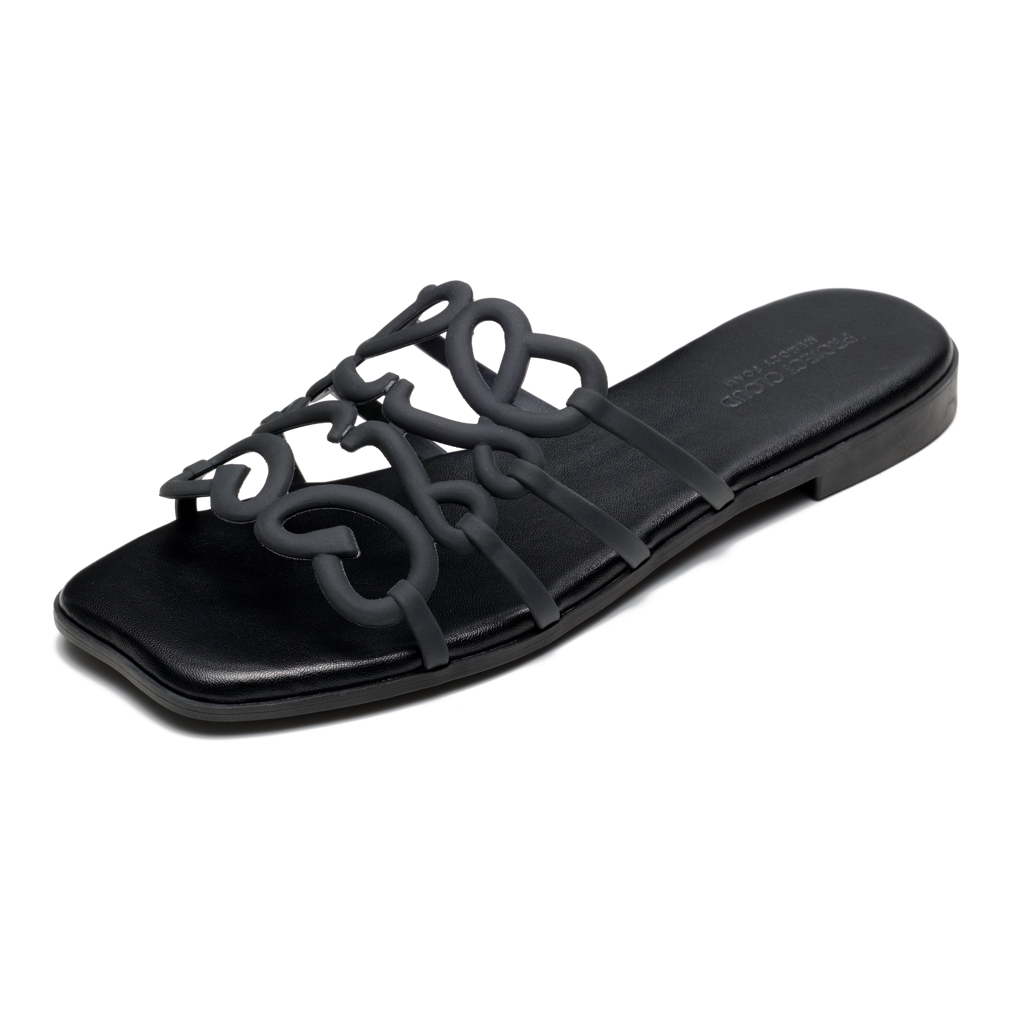 Lisa | Sandalias de Eco-Cuero 100% | Memory Foam | Ligeras | Antideslizantes