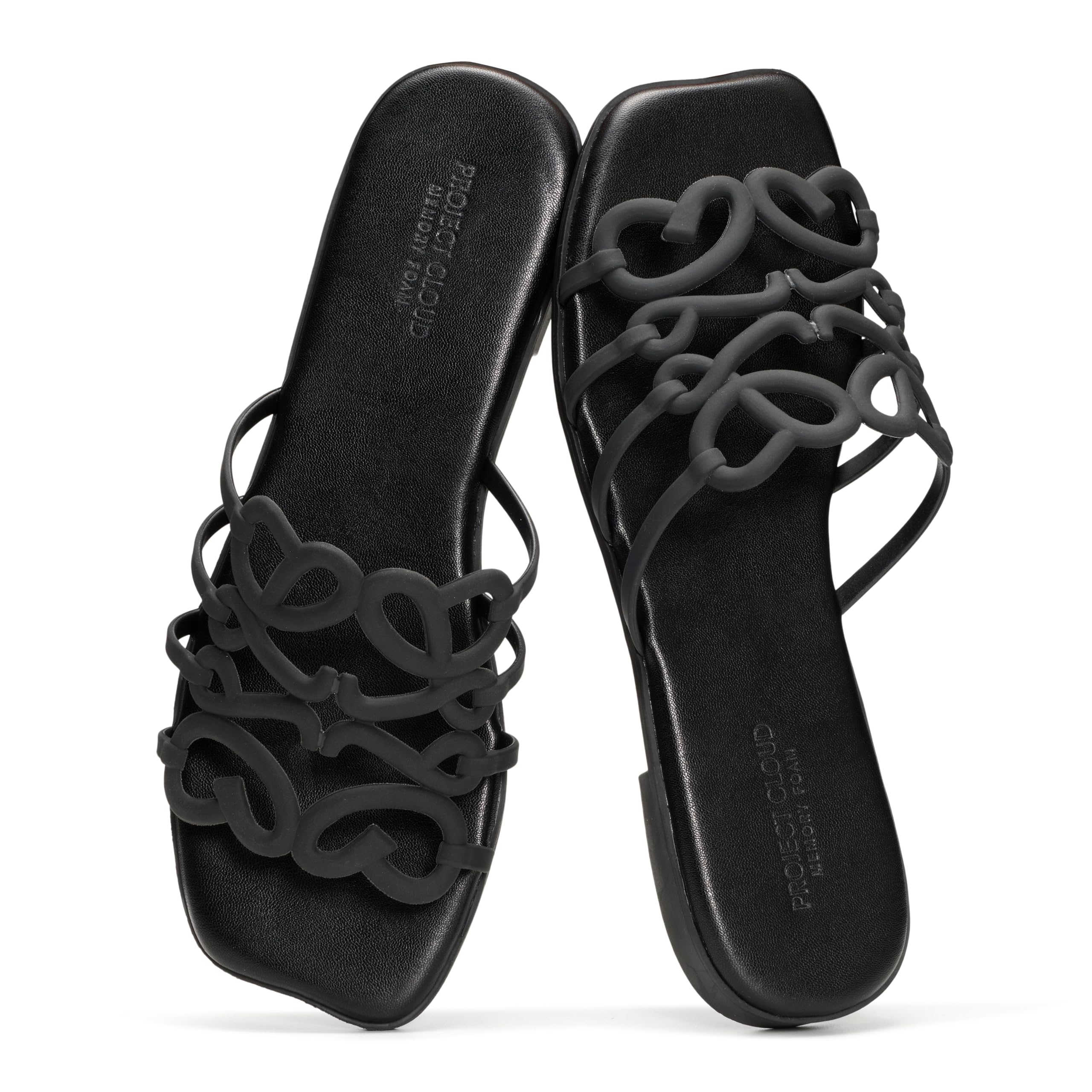 Lisa | Sandalias de Eco-Cuero 100% | Memory Foam | Ligeras | Antideslizantes
