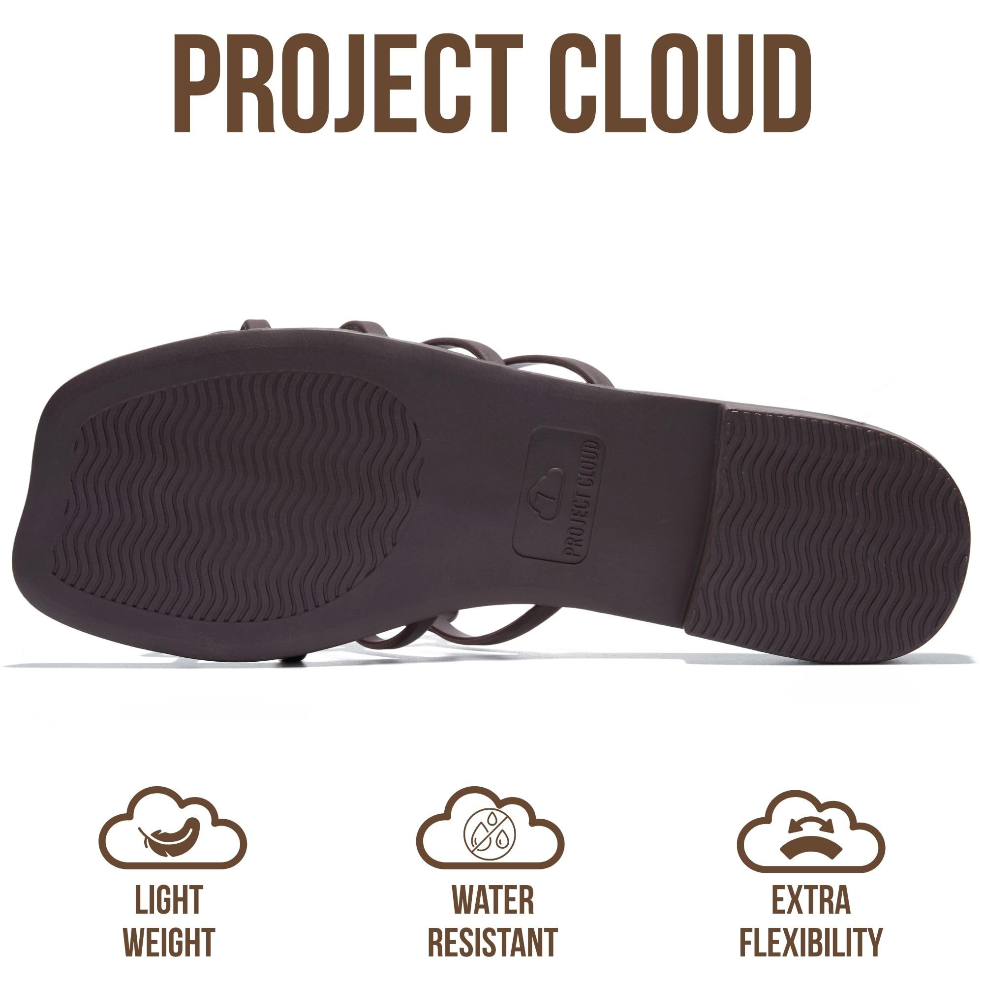 Lisa | Sandalias de Eco-Cuero 100% | Memory Foam | Ligeras | Antideslizantes
