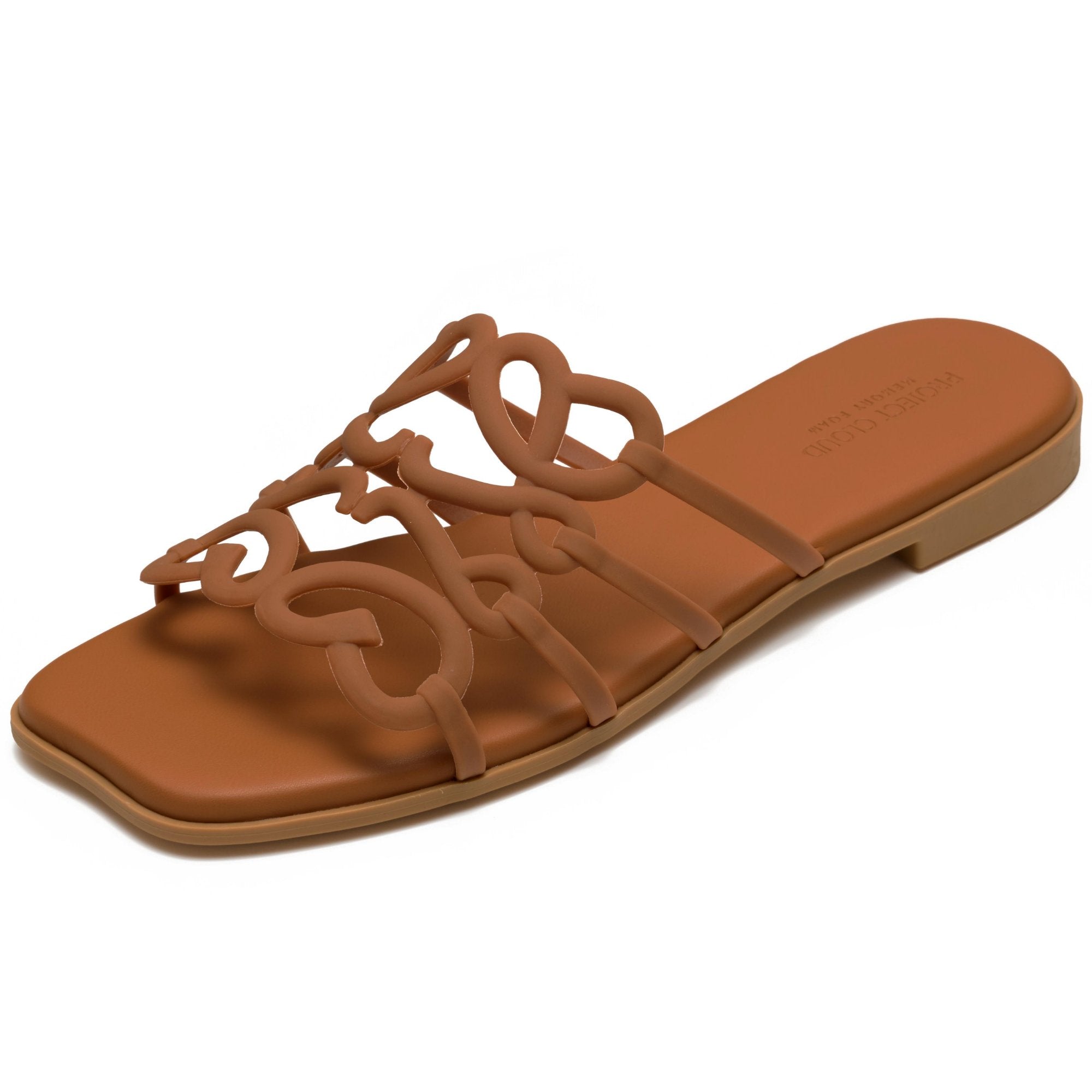 Lisa | Sandalias de Eco-Cuero 100% | Memory Foam | Ligeras | Antideslizantes