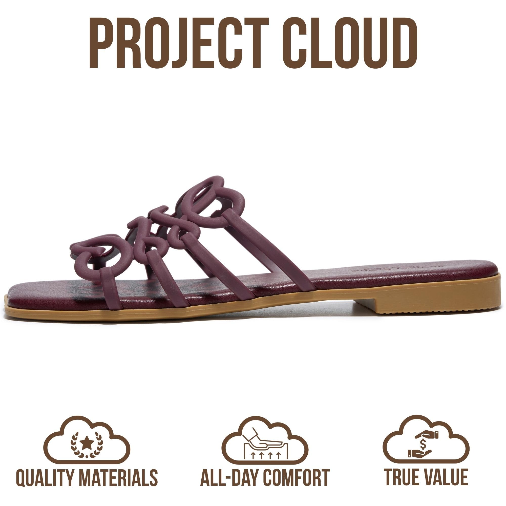 Lisa | Sandalias de Eco-Cuero 100% | Memory Foam | Ligeras | Antideslizantes