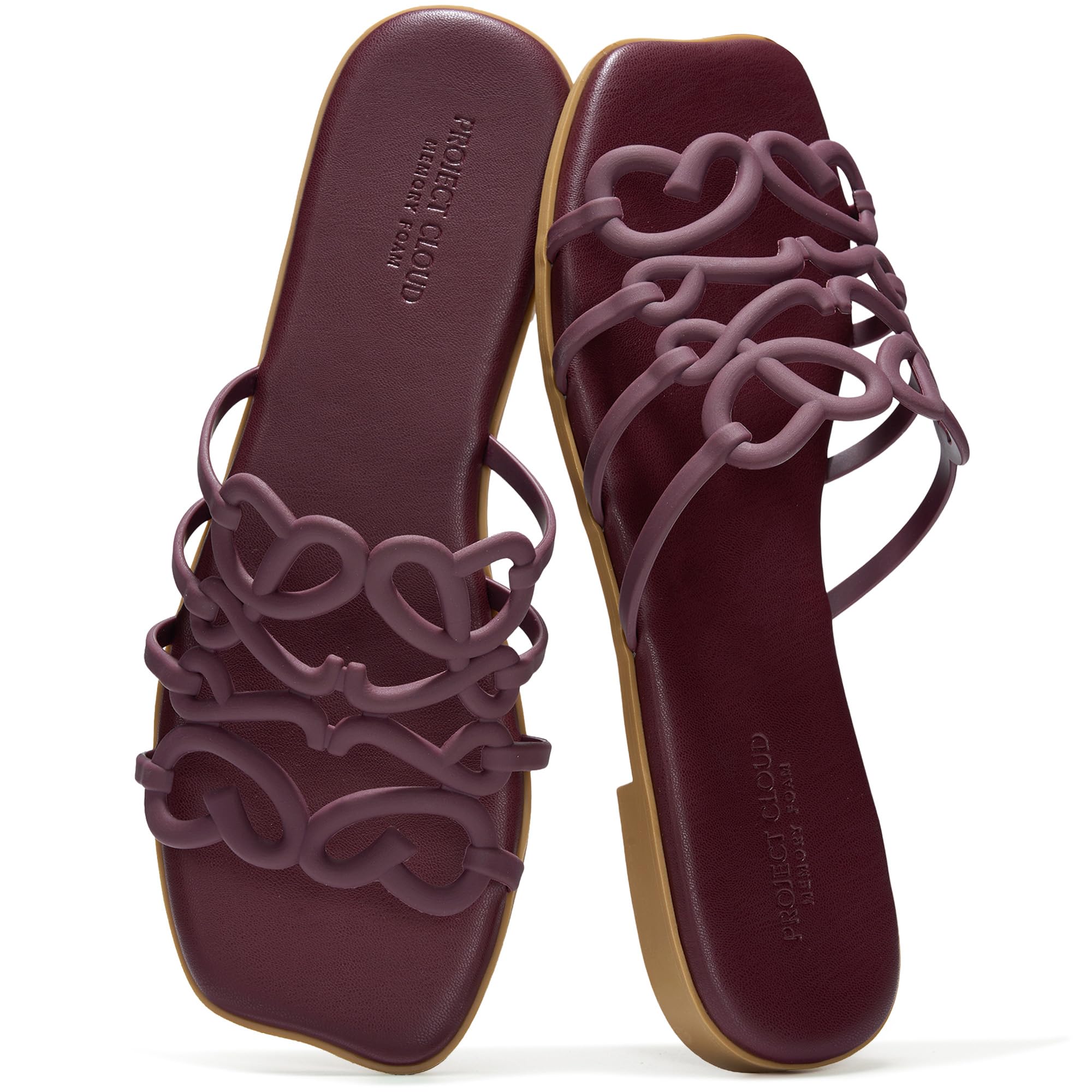 Lisa | Sandalias de Eco-Cuero 100% | Memory Foam | Ligeras | Antideslizantes