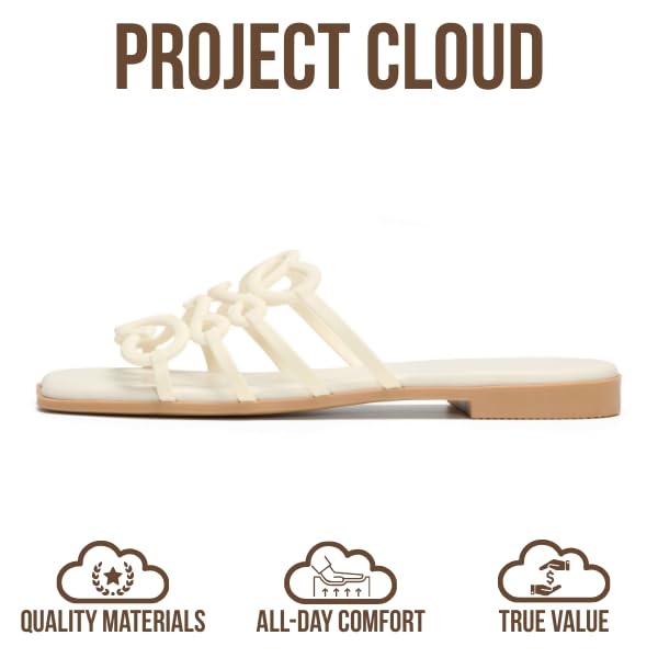 Lisa | Sandalias de Eco-Cuero 100% | Memory Foam | Ligeras | Antideslizantes