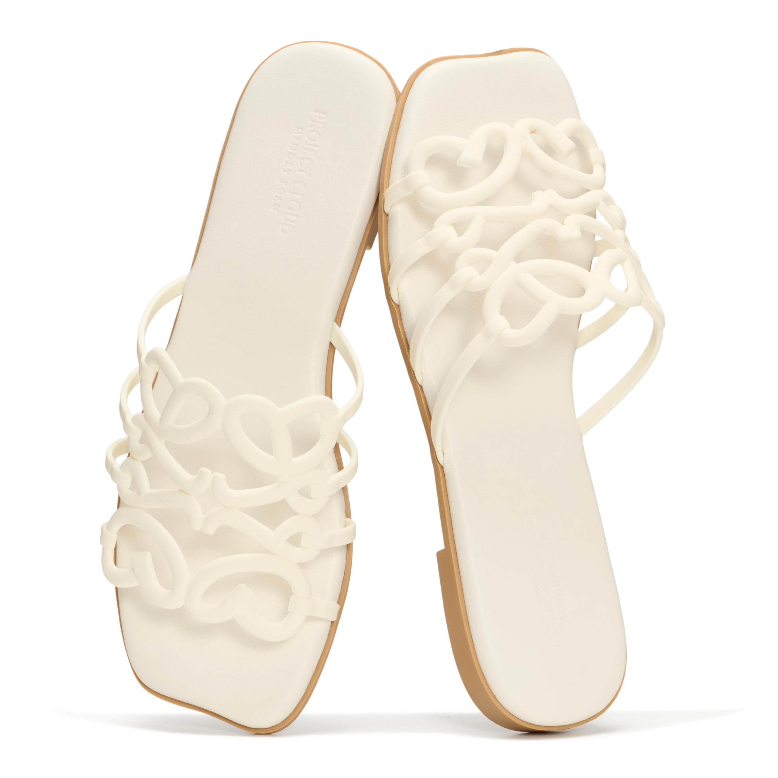 Lisa | Sandalias de Eco-Cuero 100% | Memory Foam | Ligeras | Antideslizantes