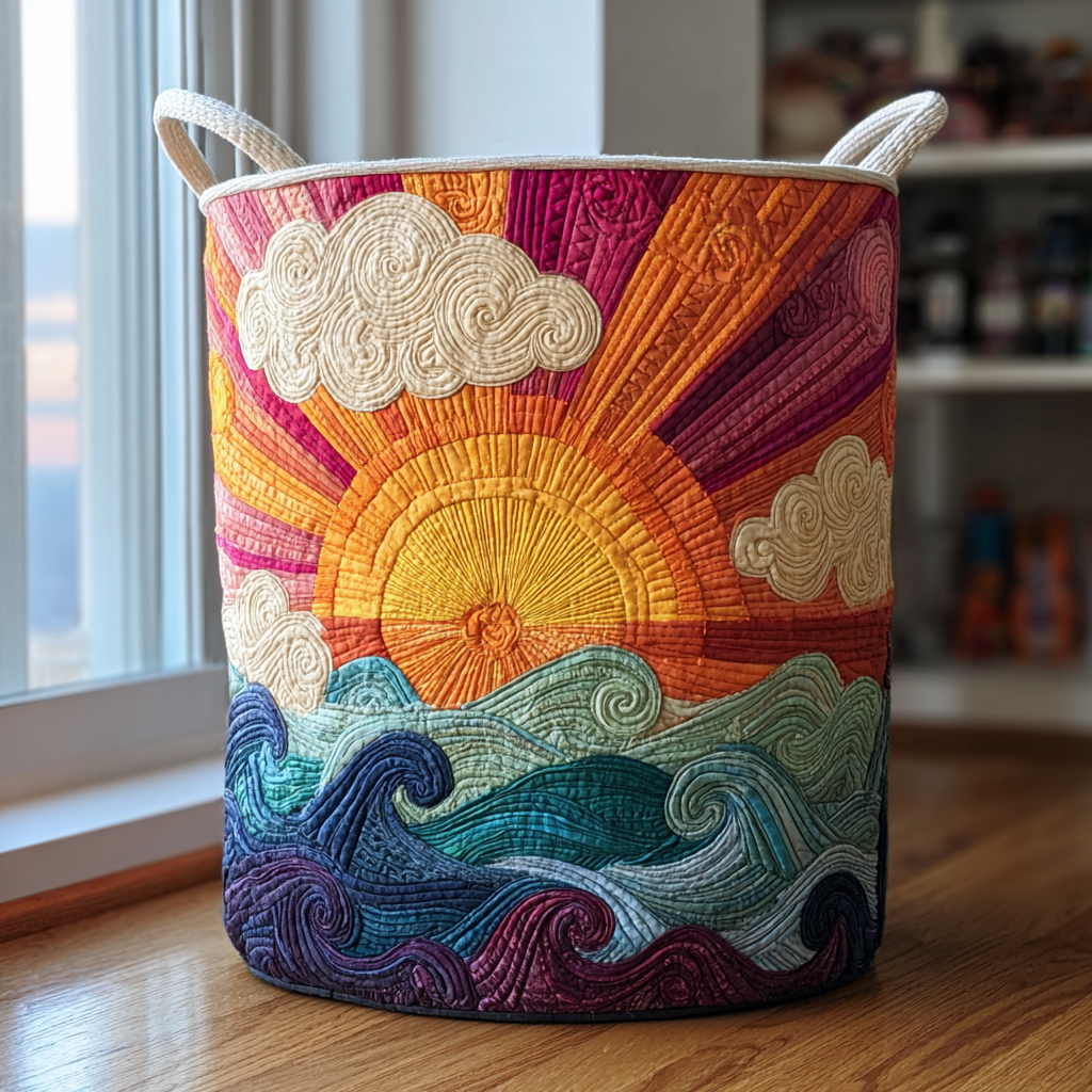 Luz del Sol | Cesto Artesanal de Ropa