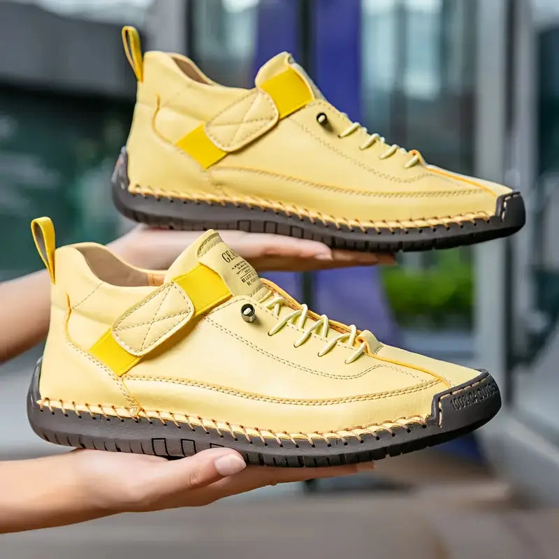 NOVIRA™ |  Zapatillas Ortopédicas de Piel con Amortiguación