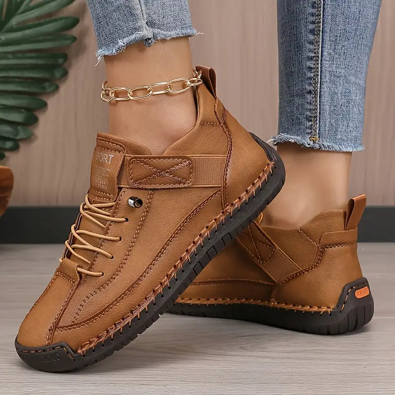 NOVIRA™ |  Zapatillas Ortopédicas de Piel con Amortiguación