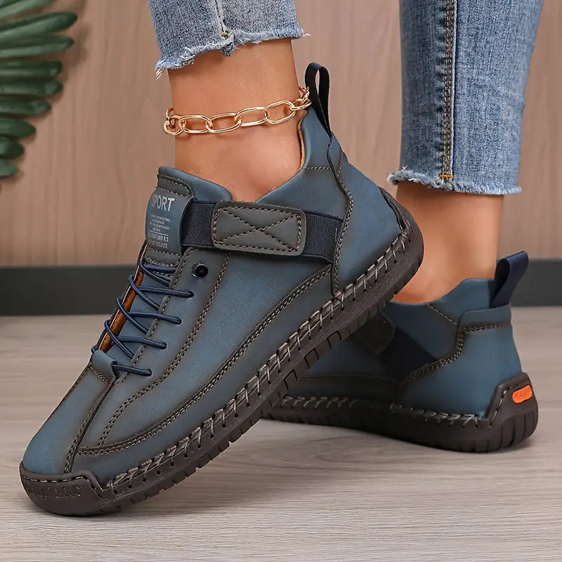 NOVIRA™ |  Zapatillas Ortopédicas de Piel con Amortiguación
