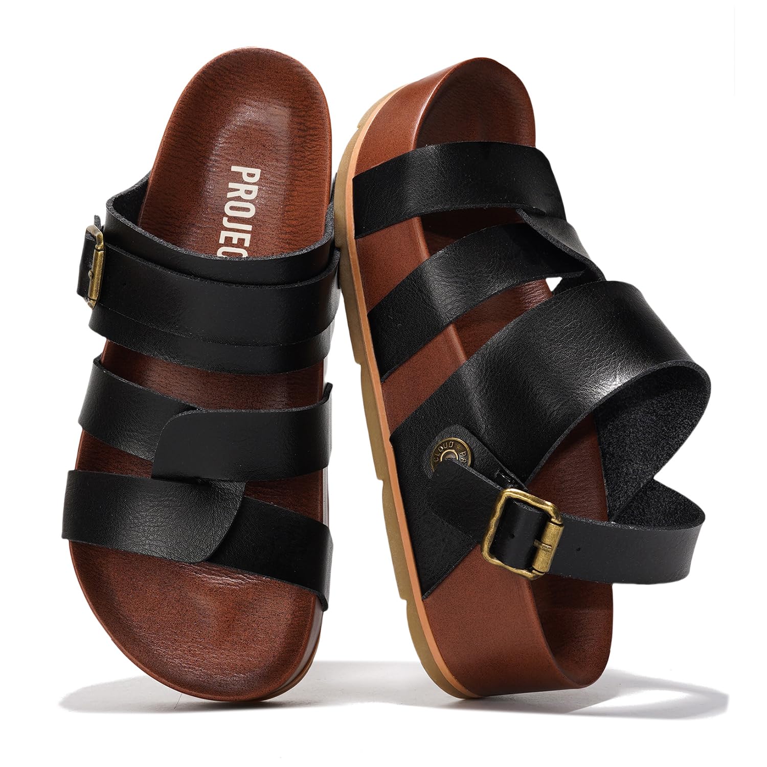 Proud | Sandalias de Plataforma Eco-Cuero | Ligeras | Antideslizantes