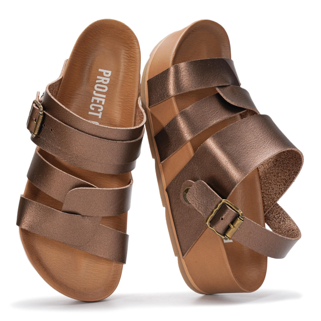 Proud | Sandalias de Plataforma Eco-Cuero | Ligeras | Antideslizantes