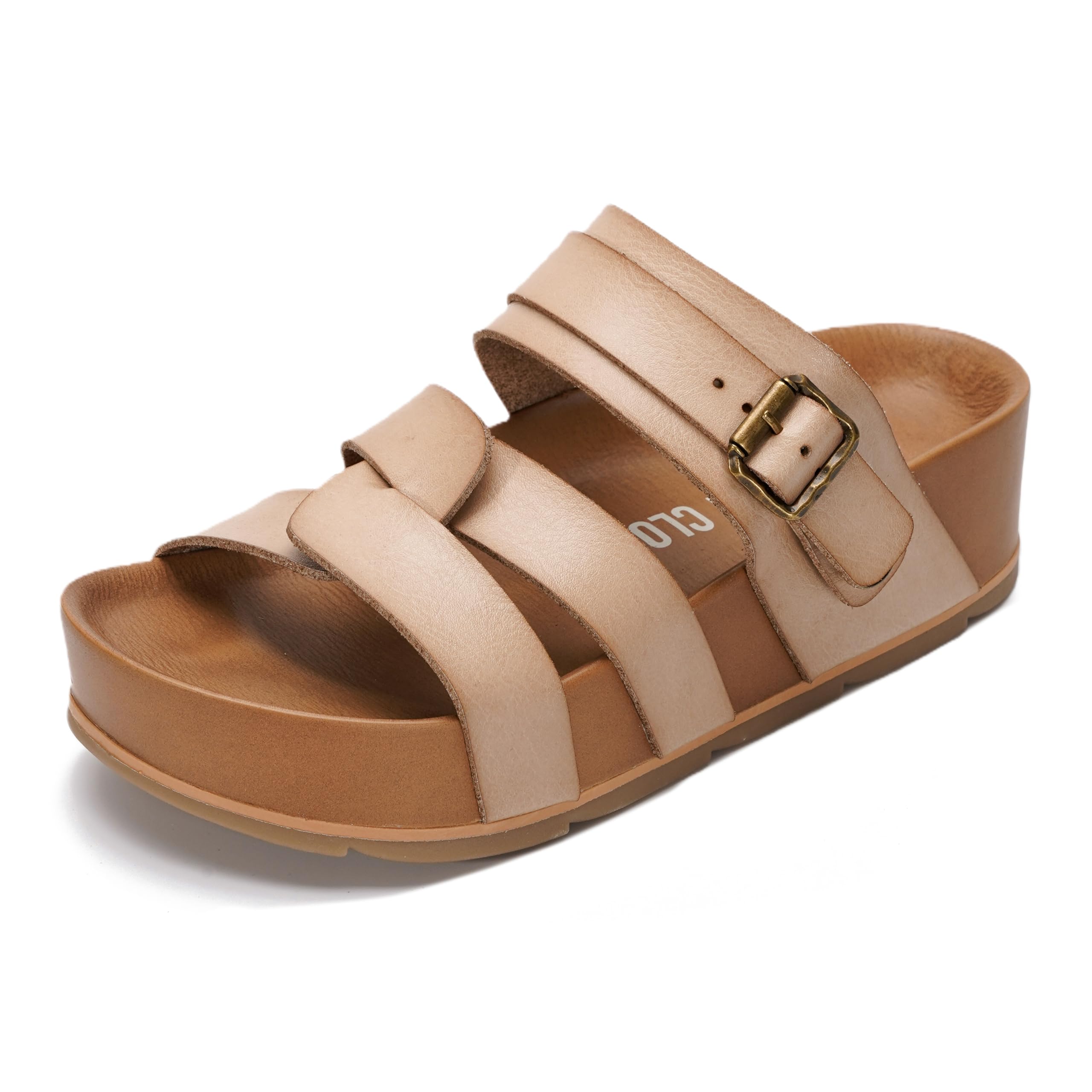 Proud | Sandalias de Plataforma Eco-Cuero | Ligeras | Antideslizantes