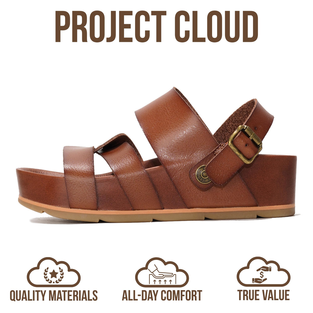 Proud | Sandalias de Plataforma Eco-Cuero | Ligeras | Antideslizantes