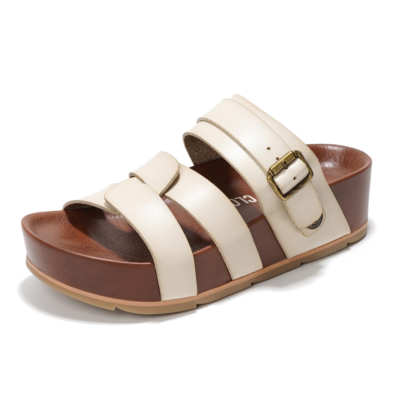Proud | Sandalias de Plataforma Eco-Cuero | Ligeras | Antideslizantes