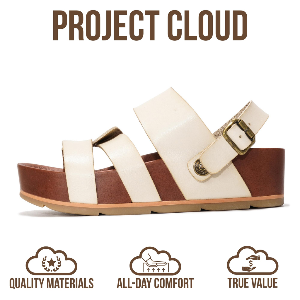 Proud | Sandalias de Plataforma Eco-Cuero | Ligeras | Antideslizantes