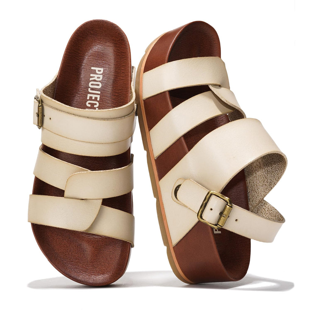 Proud | Sandalias de Plataforma Eco-Cuero | Ligeras | Antideslizantes
